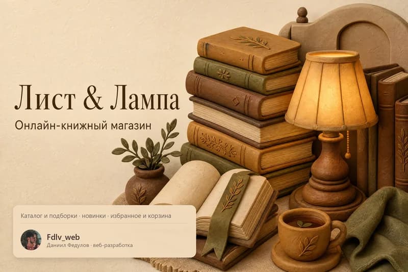 Лист & Лампа — сайт